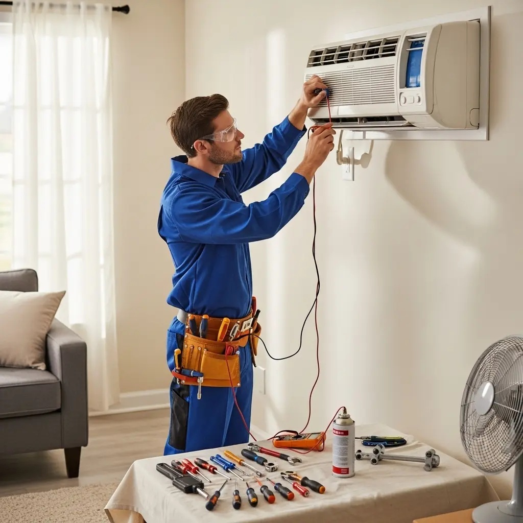 Saruhanlı Termoteknik Termoteknik klima gaz dolumu ve bakım – Enerji verimliliği artırıldı. - Teknik servis örneği